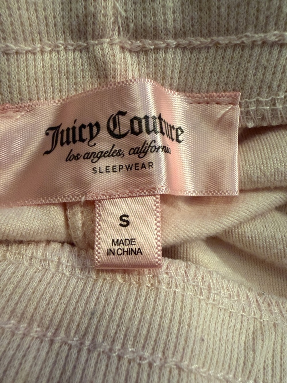 JUICY COUTURE PINK OG BIG BLING VELOUR TRACK PANTS SIZE SMALL - Picture 7 of 8